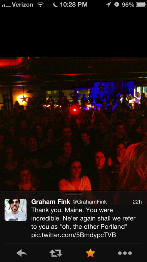 Thanks for the kind words, Graham! Oh--there I am in the front row! 