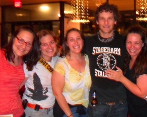Megan, Sarah, Me, Barry from Carbon Leaf, and Stacey at Port City in 2009